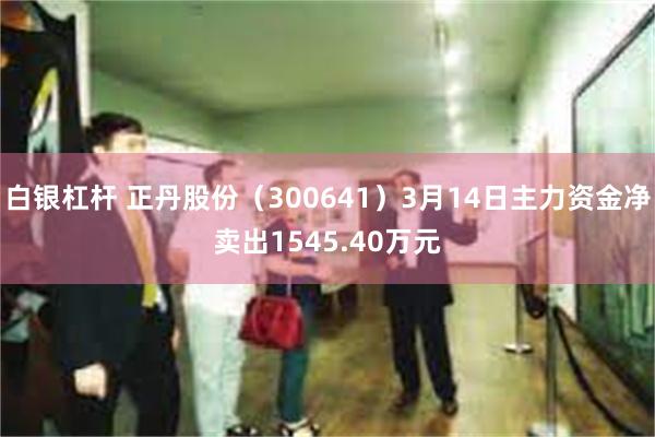 白银杠杆 正丹股份（300641）3月14日主力资金净卖出1545.40万元